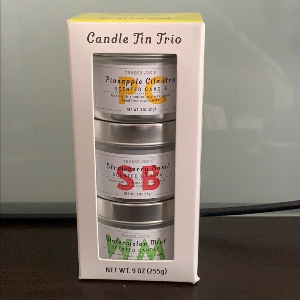 Trader Joe’s Summer 2020 Candle Tin Trio
